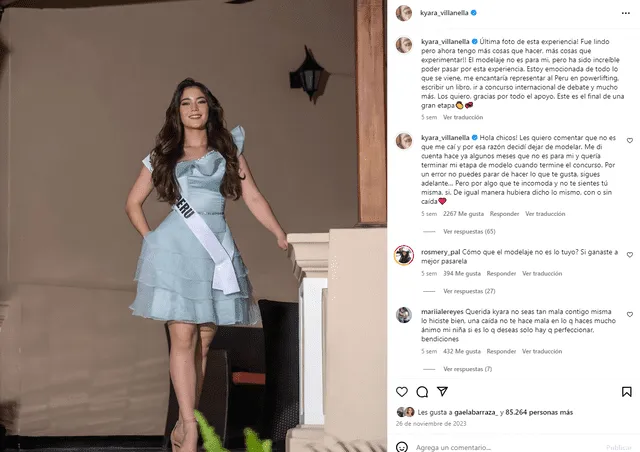 Kyara Villanella compartió un emotivo comunicado tras retirarse del modelaje y sorprendió a sus seguidores. Foto: Instagram/Kyara Villanella   