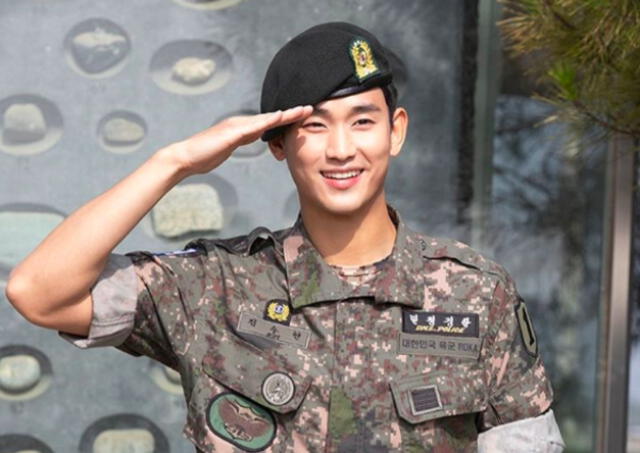 Kim Soo Hyun culminó el servicio militar en julio de este año.