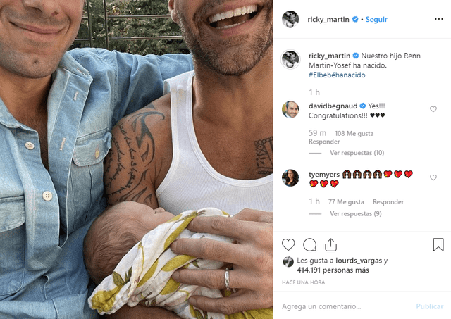 Foto captura Instagram Ricky Martin
