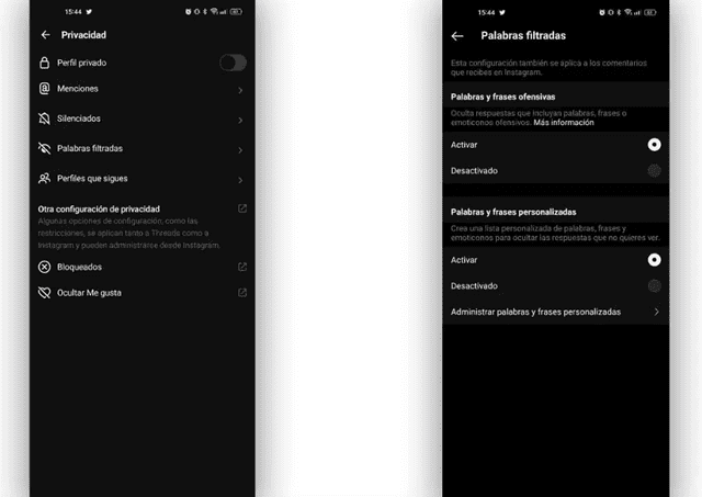 Threads: realiza estas configuraciones de privacidad y evita momentos incómodos al usar la app