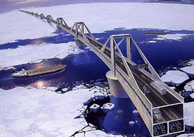  El nombre Puente de la Paz refleja el espíritu de cooperación entre Rusia y Estados Unidos. Foto: CDN<br>  