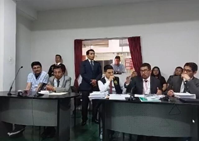 Audiencia para resolver el requerimiento de prisión preventiva contra Juan Pablo Villafuerte. Foto: captura transmisión Corte Superior de Huacho