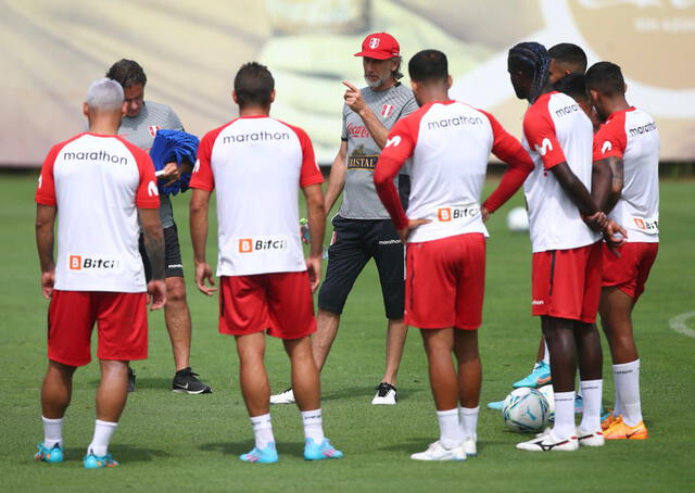 Selección peruana: Ricardo Gareca cumplió una semana de prácticas con los seleccionados en la Videna. Foto: FPF