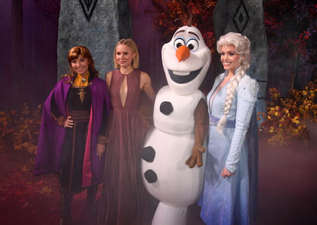Kristen Bell en el estreno de Frozen 2