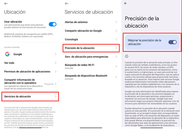  Así mejoras la precisión del GPS en tu celular Xiaomi, Redmi o POCO. Foto: Andro4all   