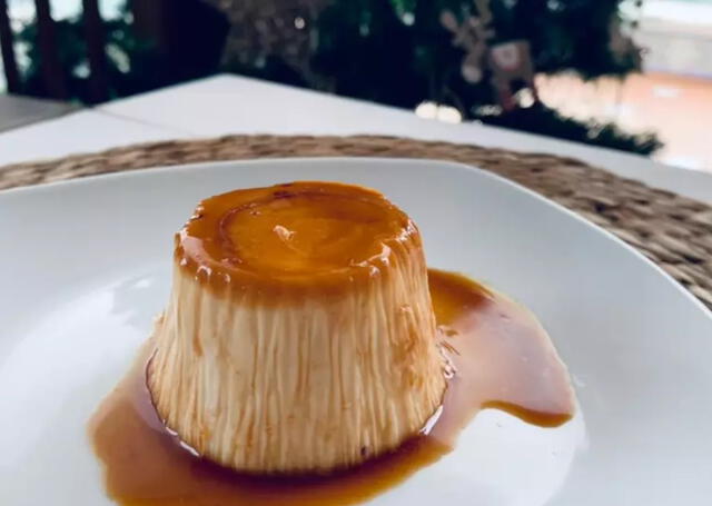 El flan de turrón es un postre rápido que se puede preparar en 15 minutos.