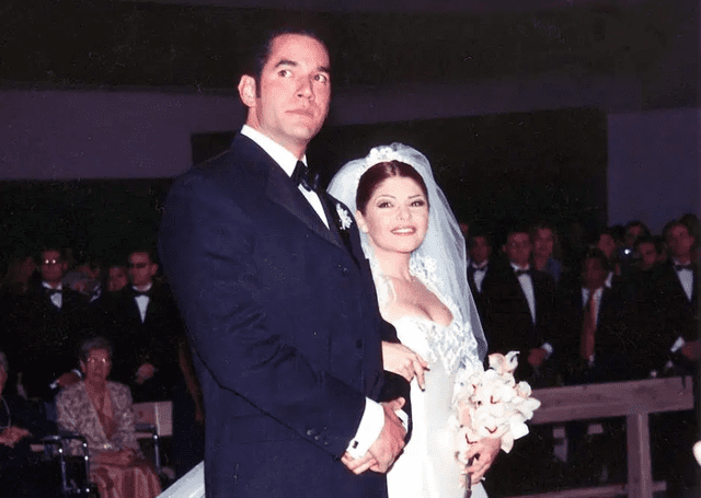 El matrimonio de Itatí Cantoral y Eduardo Santamarina duró cinco años. Foto: Archivo.