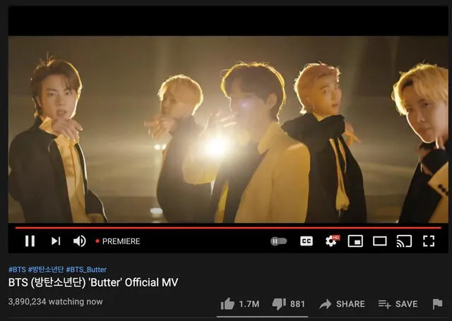 BTS viste en el videoclip de Butter los tres looks tendencia que