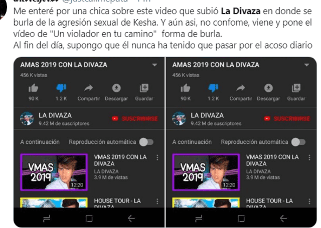 'La Divaza’ es atacado por burlarse de “Un violador en tu camino” y de famosas cantantes