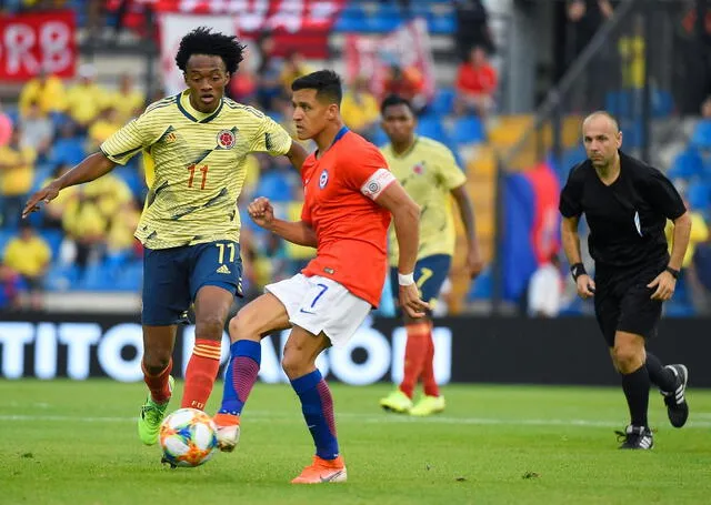  Colombia y Chile sueñan con clasificar al Mundial 2026. Foto: AFP   