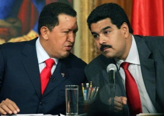  Hugo Chávez y Nicolás Maduro. Foto: Presidencia de Venezuela   