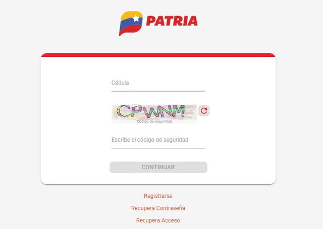 Sistema Patria | transferir dinero | plataforma | bonos Venezuela