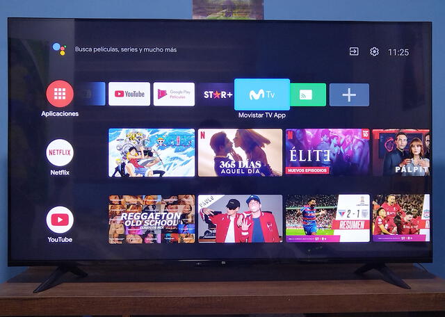 Android TV en el Xiaomi Mi TV P1 de 55''