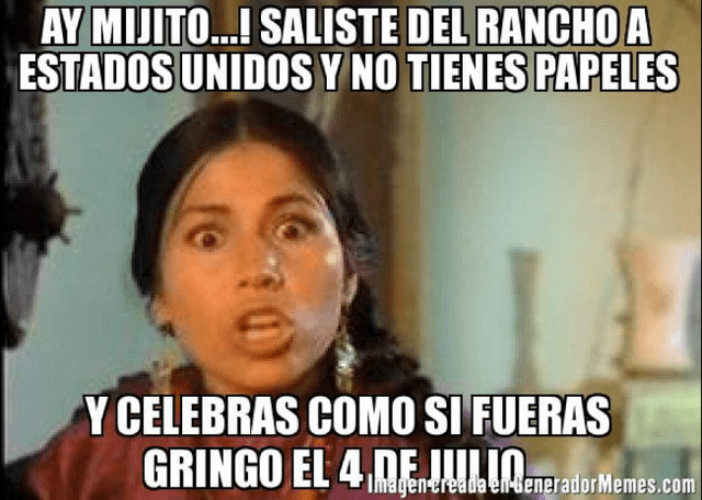 Memes por el 4 de julio.