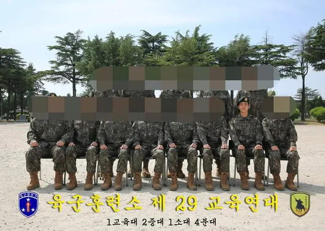 MJ de ASTRO en el servicio militar. Foto: vía Naver
