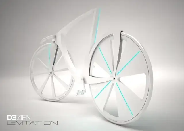 Este prototipo de bicicleta de levitación magnética no depende de combustibles fósiles ni emite gases contaminantes. Foto: Dezien   