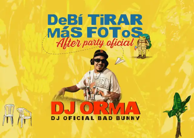 DJ Orma, el DJ oficial del cantante Bad Bunny. DJ Orma, el DJ oficial del cantante Bad Bunny.