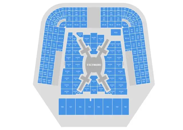 Concierto de BTS en Estadio GNP Estudios. Foto: Ticketmaster Concierto de BTS en Estadio GNP Estudios. Foto: Ticketmaster