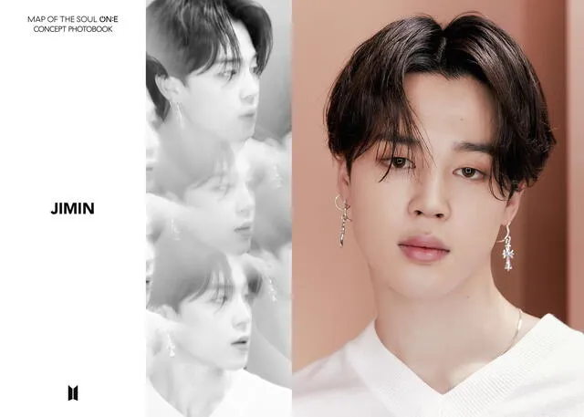 Jimin de BTS en el Map of the soul ON:E concept book - Preview cuts ROUTE VER. [EGO]. Foto: HYBE