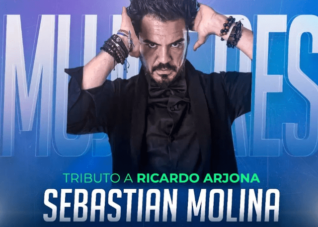 Sebastián Molina hace tributo a Ricardo Arjona. Foto: Instagram