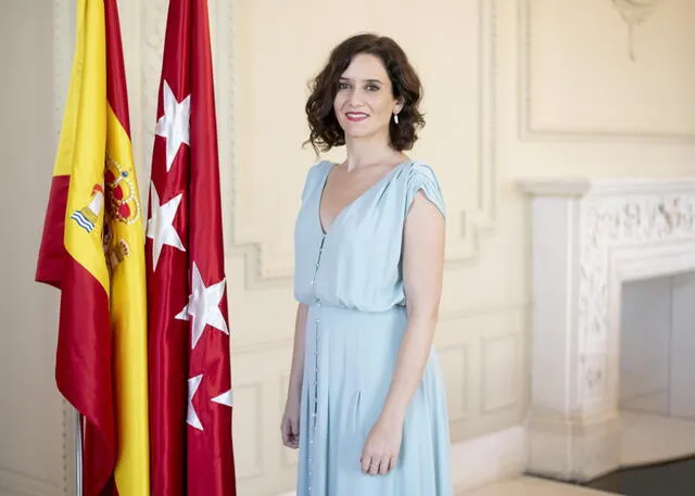 Isabel Díaz Ayuso, presidenta de la Comunidad de Madrid. Foto: Internet.