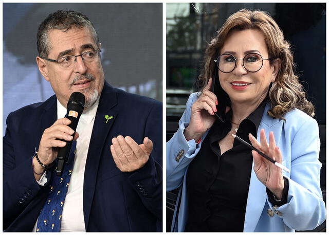  Para esta segunda vuelta, a diferencia de la primera, es Bernardo Arévalo quien lidera las encuestas. Foto: AFP<br>    