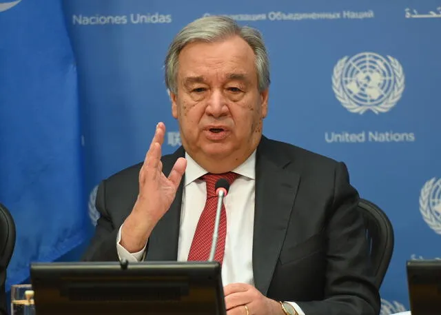 El secretario general de la ONU criticó la escalada de violencia en Oriente Medio. Foto: AFP.   