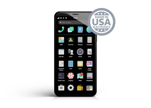 El Liberty Phone usa su propio sistema operativo llamado PureOS. Foto: Purism El Liberty Phone usa su propio sistema operativo llamado PureOS. Foto: Purism