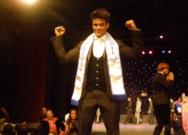  Erick Sabater se consagró como el míster Universo 2012. Foto: Wix    