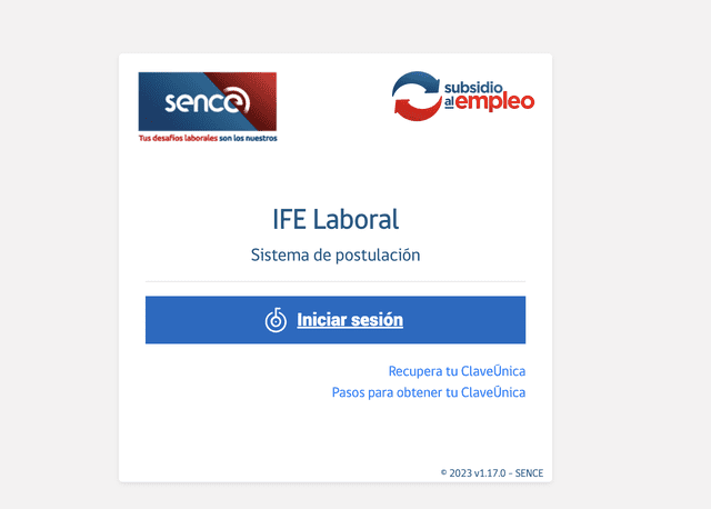 IFE Laboral | julio 2023 | Pago con RUT