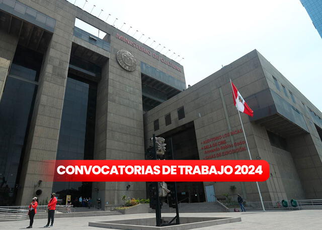 Los sueldos que ofrece el Ministerio de Cultura van desde los S/1.714 hasta los S/11.114. Foto: Composición LR/Andina. Los sueldos que ofrece el Ministerio de Cultura van desde los S/1.714 hasta los S/11.114. Foto: Composición LR/Andina.