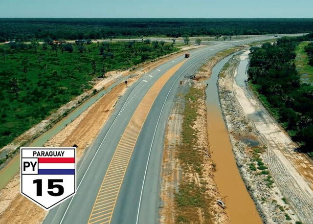 Paraguay está construyendo y/o remodelando carreteras y puentes que constituirán el Corredor Bioceánico. Foto: Gobierno de Paraguay    