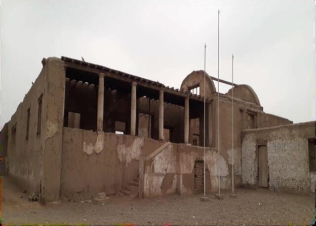 Abandono. Así se encuentra la casa hacienda Punchauca. Hace falta una restauración. Foto: Difusión   