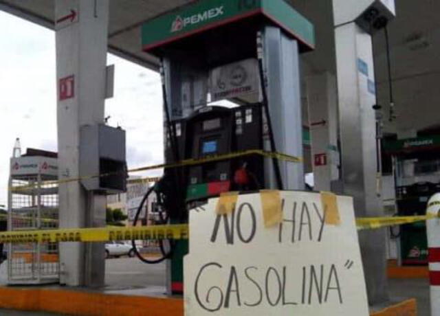 Denuncian escasez de gasolina en México
