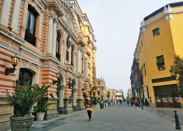 Las calles aledañas a la plaza Mayor. Foto: La República    