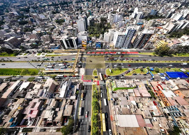 Así se aprecia la renovada av. Circunvalación. Foto: MML Así se aprecia la renovada av. Circunvalación. Foto: MML