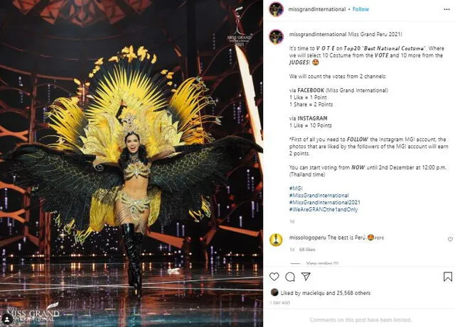 Foto: missgrandinternational Foto: missgrandinternational