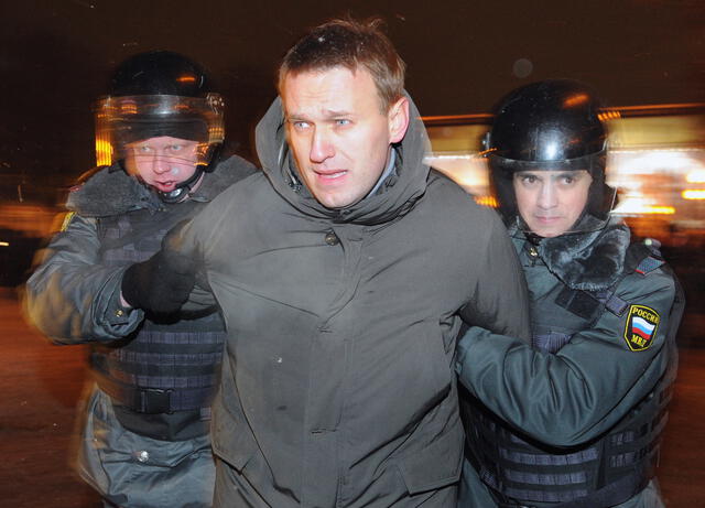 Navalni fundó el Proyecto Anticorrupción que investigaba y exponía los delitos en Rusia. Foto: AFP   