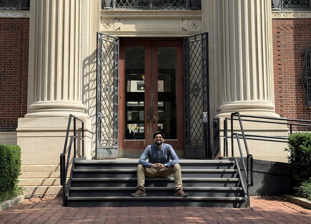 Miguel Ángel asumió el riesgo de viajar a Estados Unidos totalmente solo para estudiar en la Universidad de Columbia. Foto: Miguel Ángel   