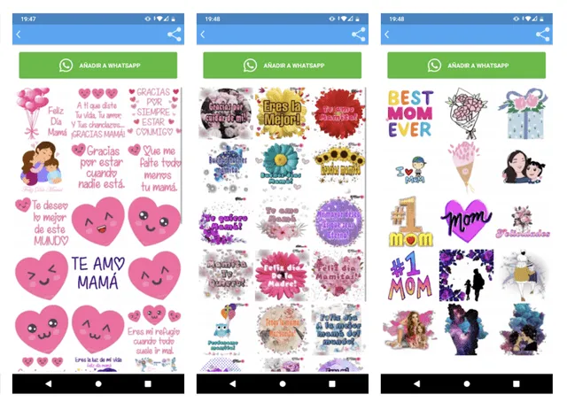 Día de la Madre: descarga los mejores stickers de WhatsApp para enviar en esta fecha especial