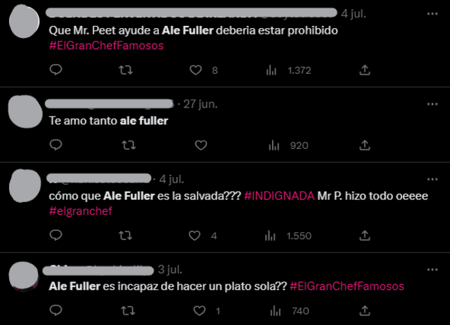  Usuarios reaccionan a la preparación de Ale Fuller. Foto: captura de Twitter<br><br>  