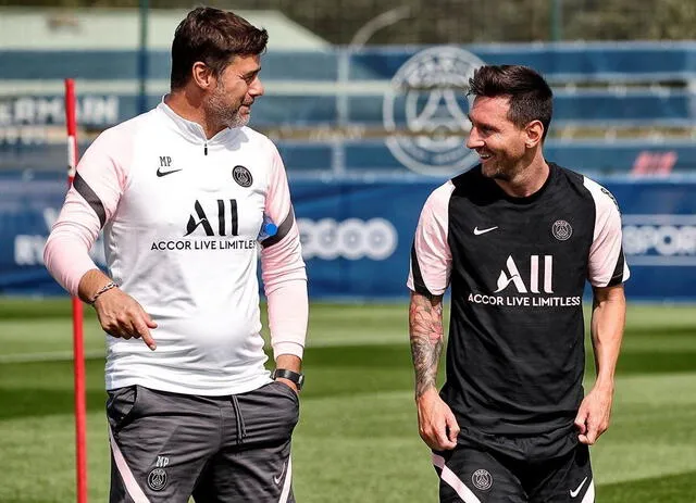  Pochettino dirigió a Lionel Messi durante su periodo como DT en el Paris Saint-German. Foto: PSG    