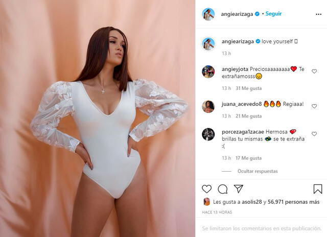 Fans de Angie Arizaga piden que regrese a Esto es guerra | Fotocaptura Instagram &#64;angiearizaga