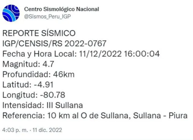 sismo piura