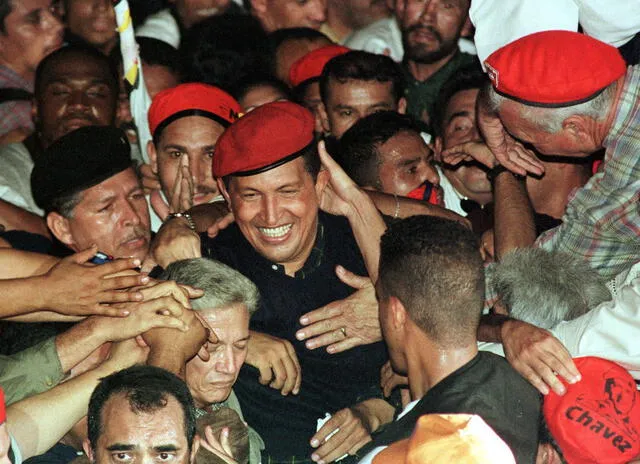  Chávez Frías fue presidente de Venezuela desde 1999 hasta 2013, año en el que murió. Foto: AFP    
