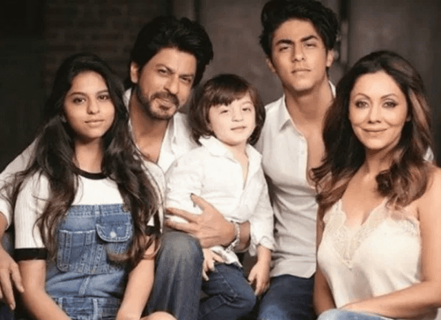 La familia de Shahrukh Khan.