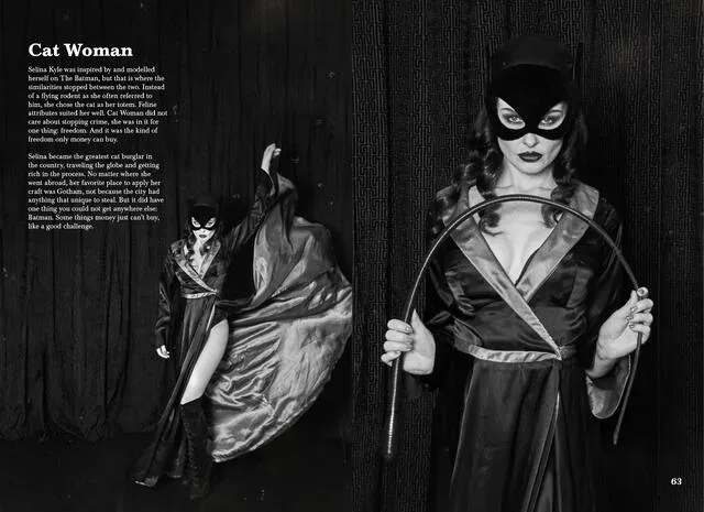 Selina Kyle is Catwoman y también es descrita a detalle en Gotham 1919-1939. Foto: The Batfeed.