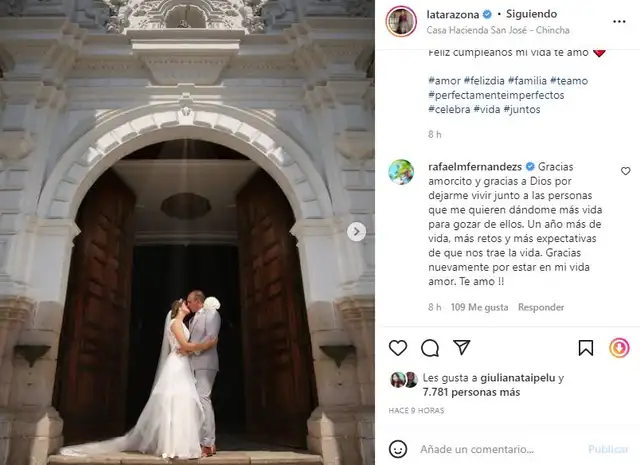 Karla Tarazona y Rafael Fernández