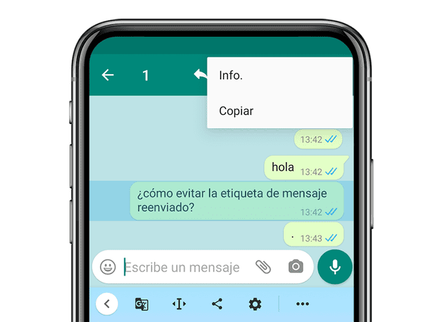 Whatsapp ¿cómo Hacer Para Que No Aparezca Un Mensaje Como Reenviado Tecnología La República 2739