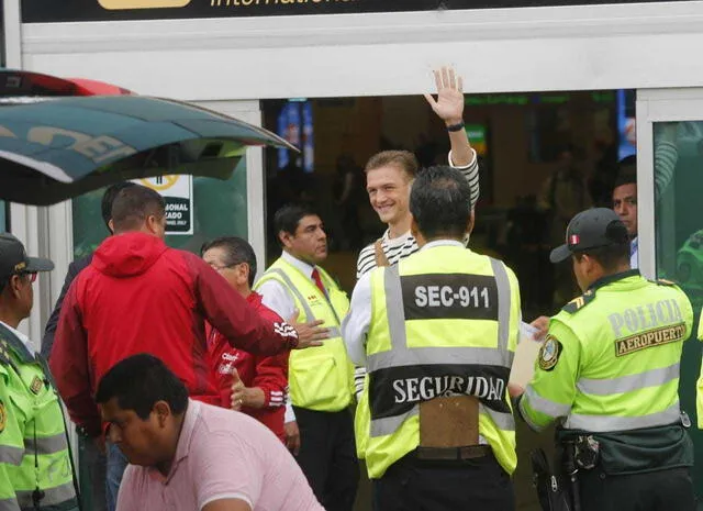 Oliver Sonne pisó por primera vez suelo peruano. Foto: Carlos Felix/GLR.   